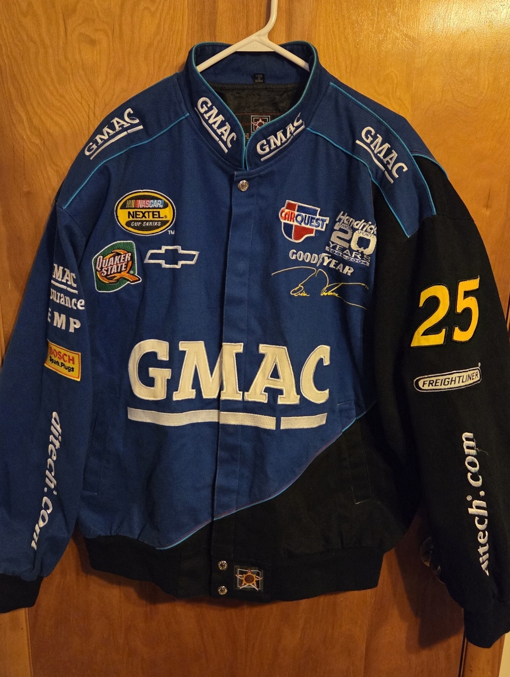 NASCAR Brian Vickers NEXTEL Cup #25 GMAC Jacket Size XXL